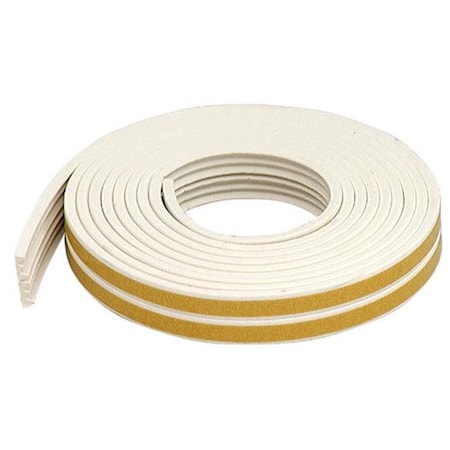 M-d Products 17ft. White Extreme Temperature K Profile Weather Strip  02618